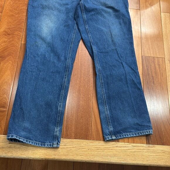 Carhartt Blue Men’s Denim Relaxed Jeans, Size 36x32 - Picture 3 of 11